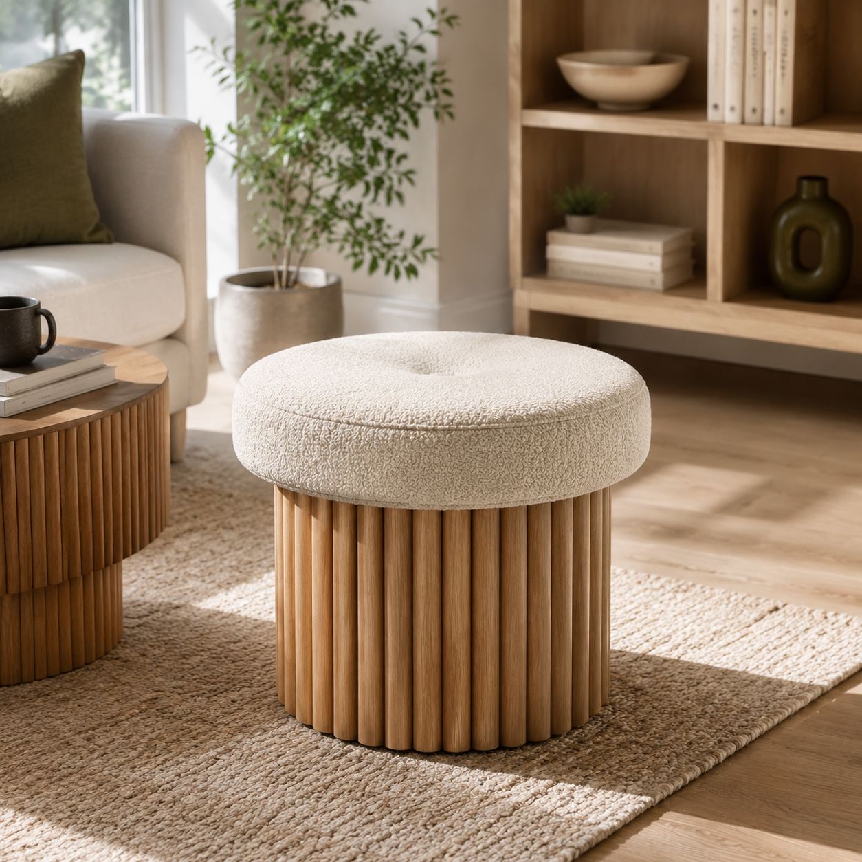 Nobivexa™ Mira Round Accent Stool